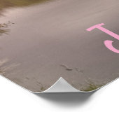 Maligne Lake Boathouse Poster (Ecke)