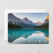 Maligne Lake Jasper National Park Kanada Postkarte (Vorne/Hinten)
