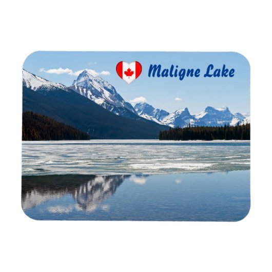 Maligne Lake - Jasper Nationalpark, Kanada Magnet (Horizontal)
