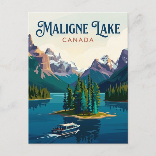 Maligne Lake Kanada Postkarte (Vorderseite)