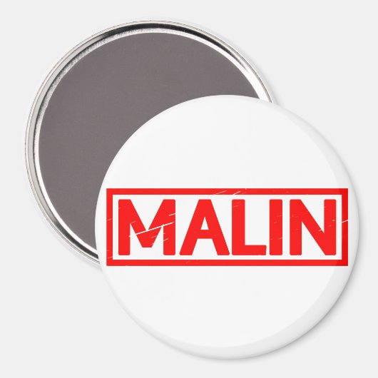 Malin Briefmarke Magnet (Vorderseite/Rückseite)