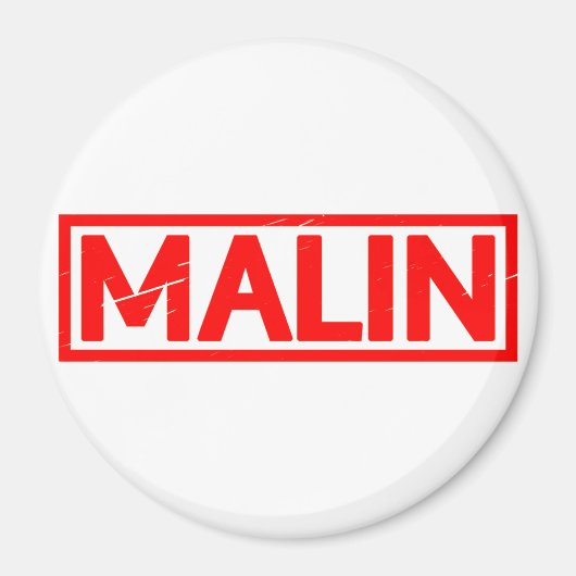 Malin Briefmarke Magnet (Vorne)