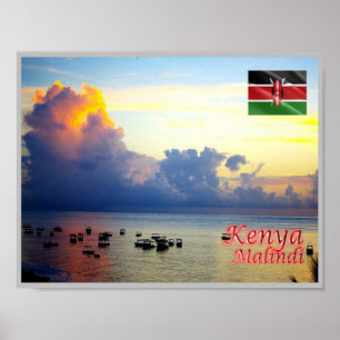 Malindi - Kenia - Panorama - Poster