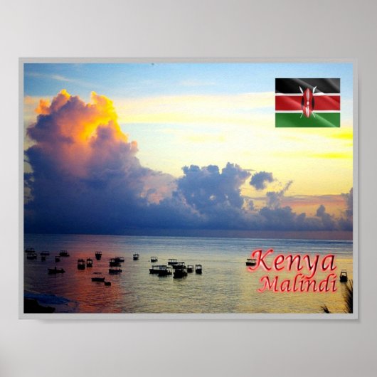 Malindi - Kenia - Panorama - Poster (Vorne)