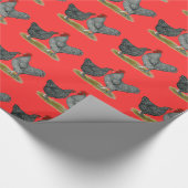 Maline Chickens Geschenkpapier (Ecke)