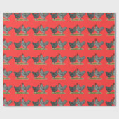 Maline Chickens Geschenkpapier (Flach)