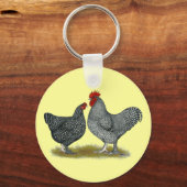 Maline Chickens Schlüsselanhänger (Vorderseite)