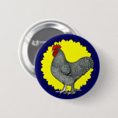 Maline Rooster Button (Vorne & Hinten)