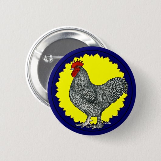 Maline Rooster Button (Vorne & Hinten)