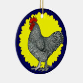 Maline Rooster Keramik Ornament (Rechts)