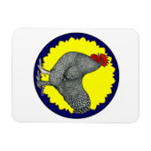 Maline Rooster Magnet (Horizontal)