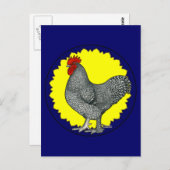 Maline Rooster Postkarte (Vorne/Hinten)