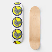 Maline Rooster Skateboard (Vorderseite)