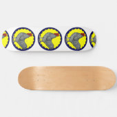 Maline Rooster Skateboard (Horizontal)