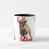 Malinois Ball-Haifisch 2 Tasse (Zentrum)