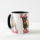 Malinois Ball-Haifisch 2 Tasse (Vorderseite Links)