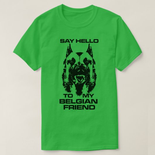 Malinois belgischer Hirte Mechelaar (1) T-Shirt (Design vorne)