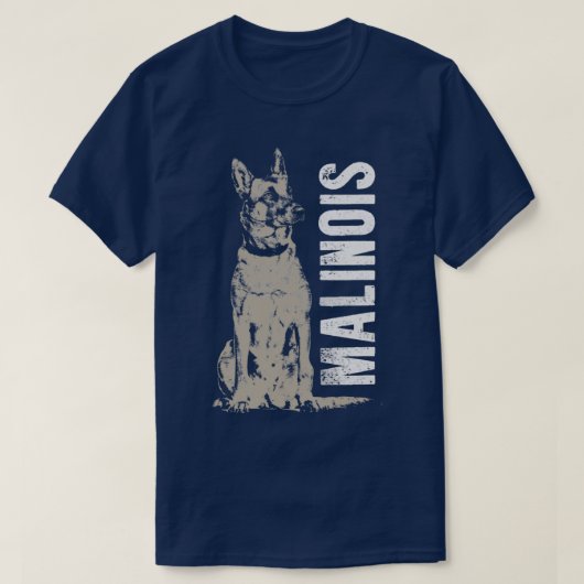 Malinois belgischer Hirte Mechelaar 2 T-Shirt (Design vorne)