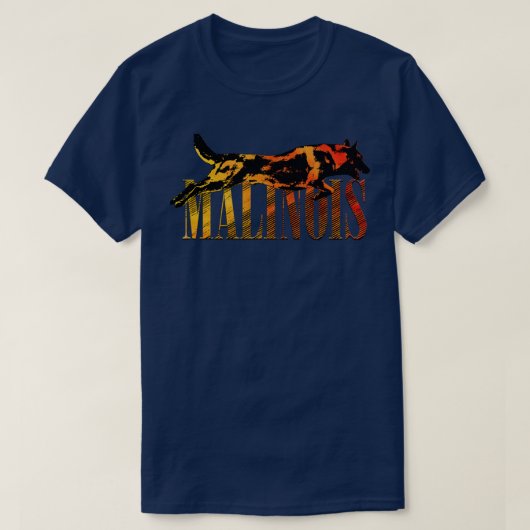 Malinois belgischer Hirte Mechelaar (2) T-Shirt (Design vorne)