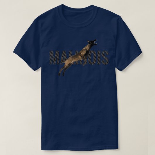 Malinois belgischer Hirte Mechelaar 4 T-Shirt (Design vorne)