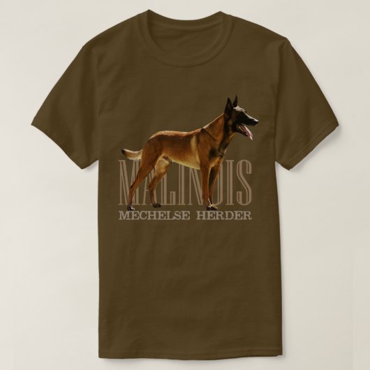 Malinois belgischer Hirte Mechelaar (5) T-Shirt (Design vorne)