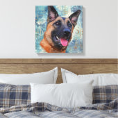 Malinois - belgischer Hirte - Mechelaar Leinwanddruck (Insitu (Schlafzimmer))