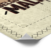 Malinois - Belgischer Hirte - Mechelaar - Maligato Poster (Ecke)