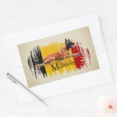 Malinois - Belgischer Hirte - Mechelaar - Maligato Rechteckiger Aufkleber (Umschlag)