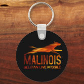 Malinois - Belgischer Hirte - Mechelaar - Maligato Schlüsselanhänger (Vorderseite)