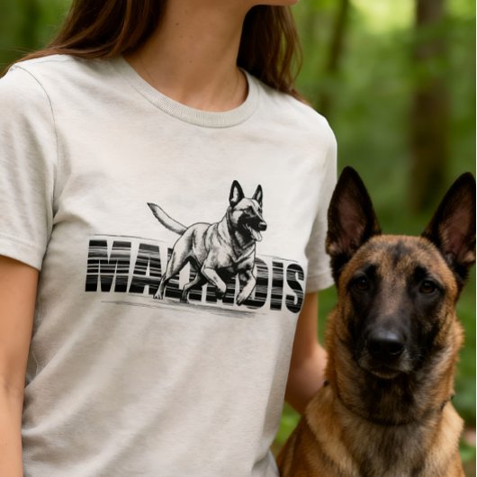Malinois — Belgischer Hirte — Mechelaar Tri-Blend Shirt