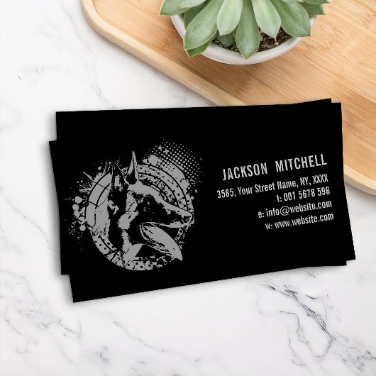 Malinois — Belgischer Hirte — Mechelaar Visitenkarte