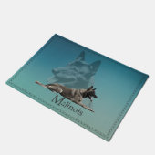 Malinois - belgischer Schäfer - Mechelaar Fußmatte (Schrägansicht)