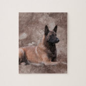 Malinois belgischer Schäfer - Mechelaar Puzzle (Vertikal)