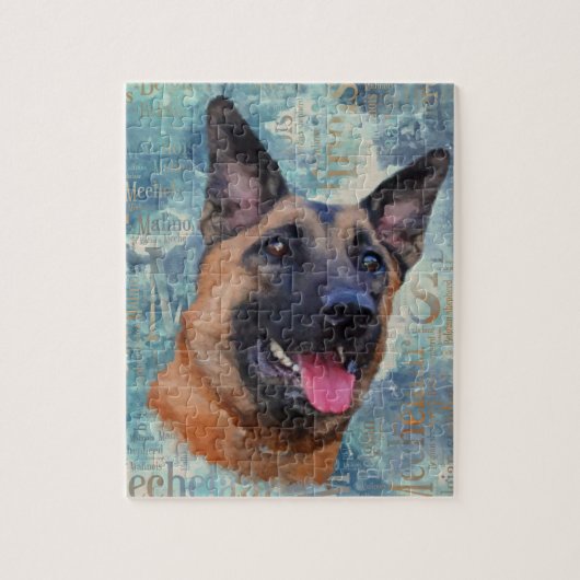 Malinois - belgischer Schäfer - Mechelaar Puzzle (Vertikal)