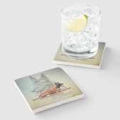 Malinois - belgischer Schäfer - Mechelaar - Steinuntersetzer (Seitenansicht)