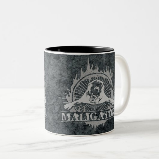 Malinois - belgischer Schäfer - Mechelaar - Zweifarbige Tasse (VorderseiteRechts)