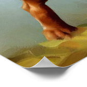 Malinois Belgium Shepherd Dog Poster (Ecke)