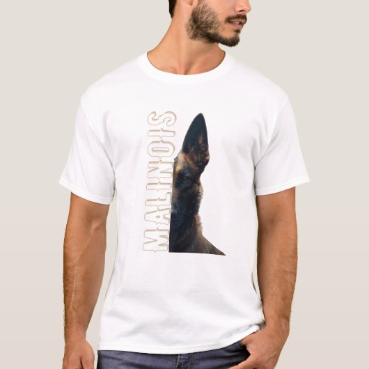 Malinois Belgium Shepherd Dog T Shirt (Vorderseite)