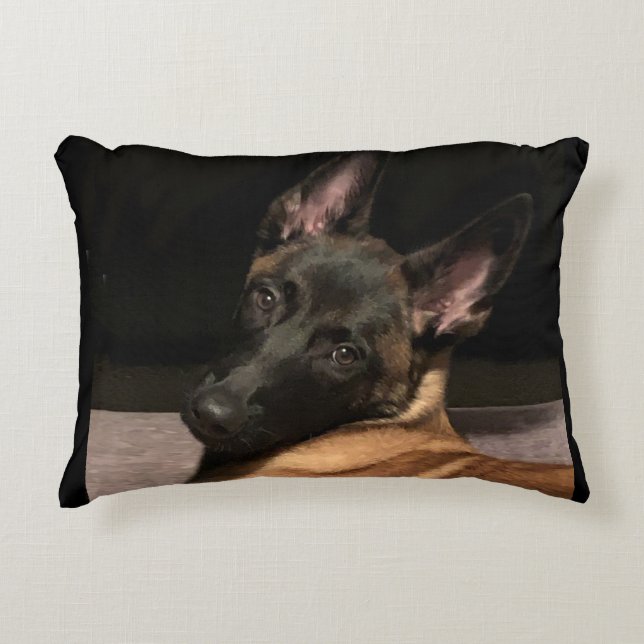 Malinois Dog Dekokissen (Vorderseite)