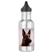 Malinois Dog Edelstahlflasche (Links)