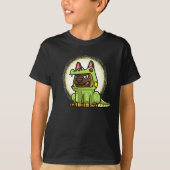 Malinois Dog In Alligator Kostüm T-Shirt (Vorderseite)