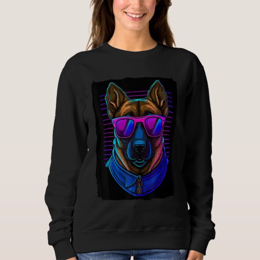 Malinois Dog K9 Sweatshirt (Vorderseite)