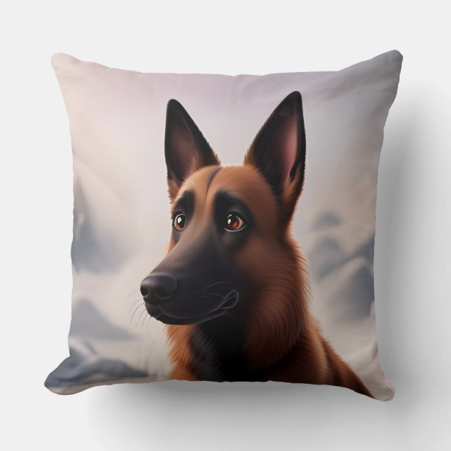 Malinois Dog Kissen (Vorderseite)