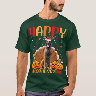Malinois Dog Lover Funny Happy Malinois HelloDanke T-Shirt