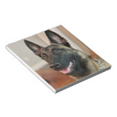Malinois Dog Notizblock (angewinkelt)