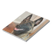 Malinois Dog Notizblock (Rotiert)