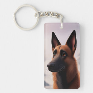 Malinois Dog Schlüsselanhänger