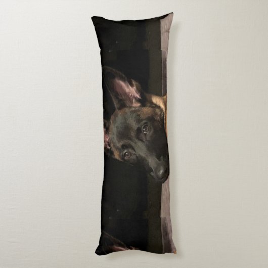 Malinois Dog Seitenschläferkissen (Rückseite (Vertikal))