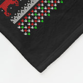 Malinois Dog Ugly Christmas Sweaters Holiday Santa Fleecedecke (Ecke)