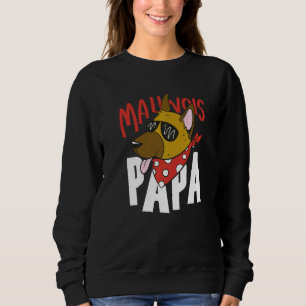 Malinois Dog Vater Belgischer Schäferhund Sonnenbr Sweatshirt